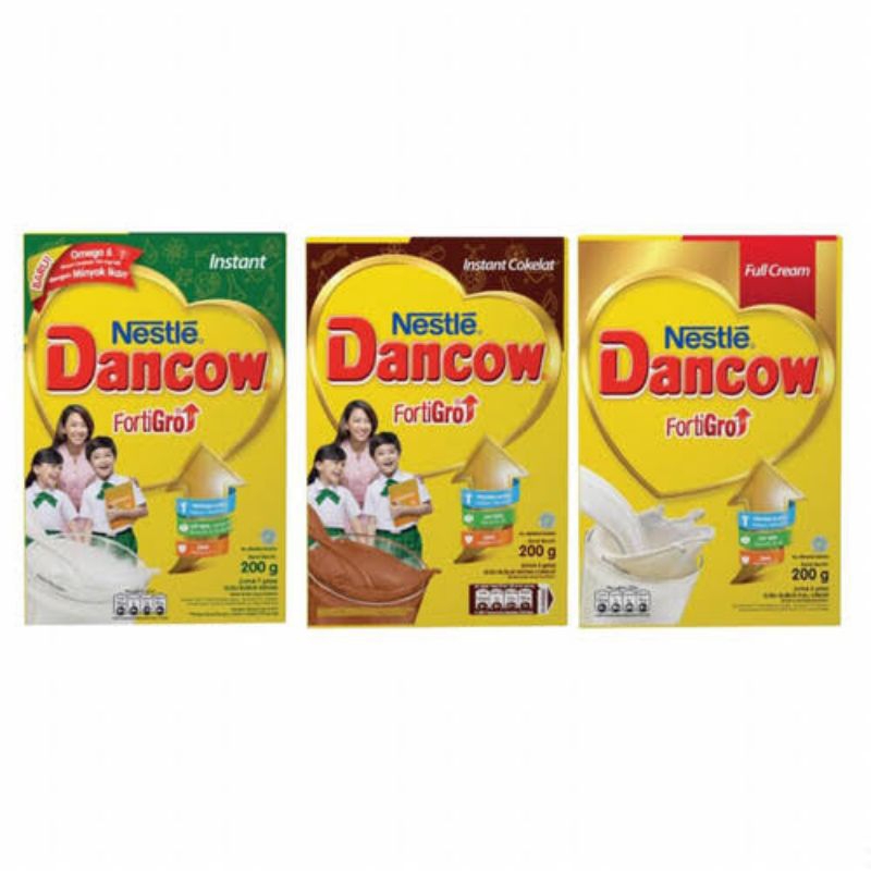 

Susu Dancow Fortigwo Full Cream/Instant/Cokelat 200g