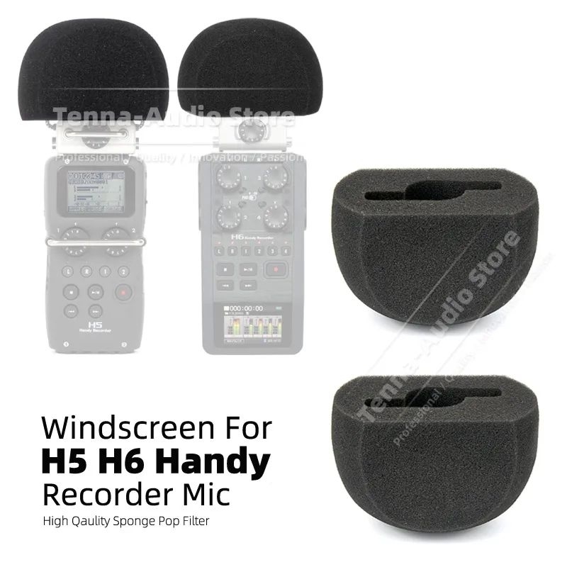 Busa mic for ZOOM H5 H6 H8 XYH-5-6 Handy recorder windscreen anti pop filter windshield foam sponge 