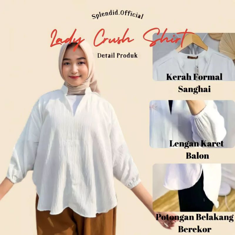 Blouse Bambu Over Size Outer Livia Katun Poly