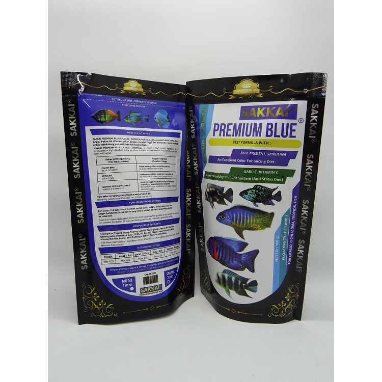 Pelet SAKKAI Premium BLUE 100 Gram setara Akari