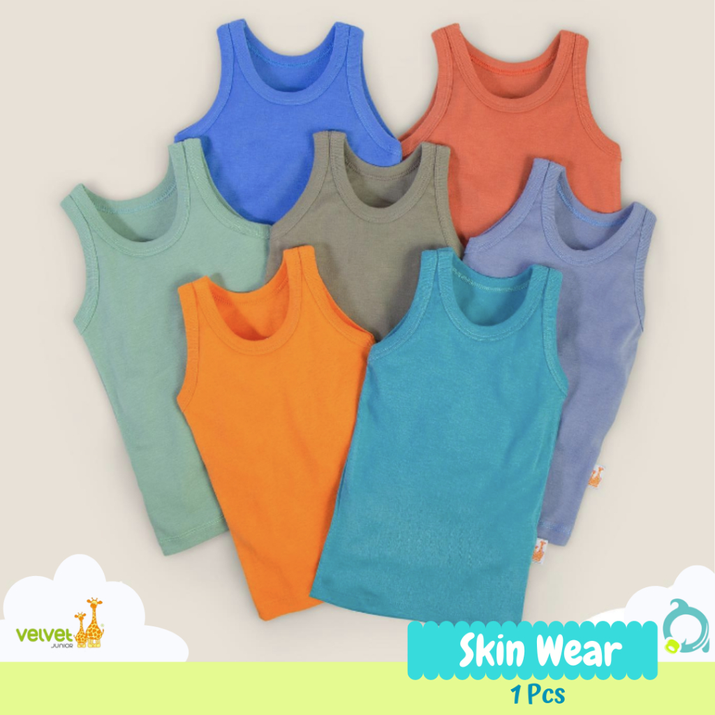 VELVET Junior SkinWear Solid Color Singlet  S M L (1pcs)