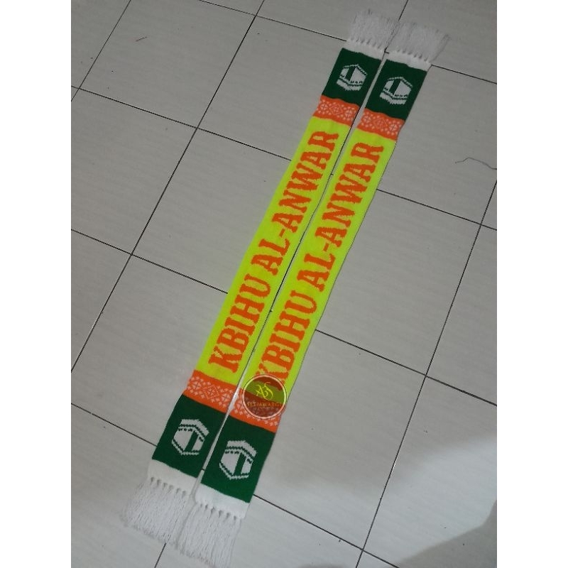 SYAL RAJUT MANUAL COSTUM / UMROH / BOLA / COMUNITAS / WISATA / MIN 100PCS