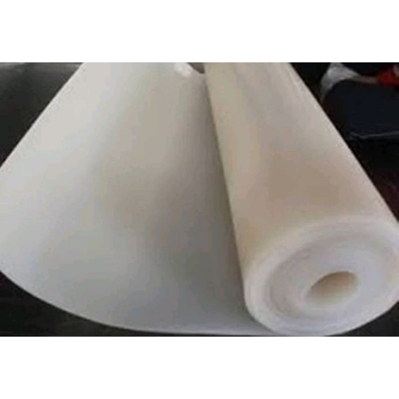 silikon Rubber sheet tebal 3mm ukuran 16cm x 100cm