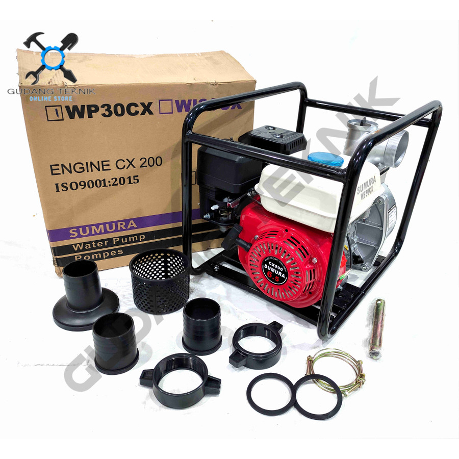 (SUMURA) Water Pump Pompa Air 3&quot; WP30CX SUMURA / Waterpump Pompa Air Sawah Irigrasi Alkon 6.5 Hp WP 30 CX SUMURA