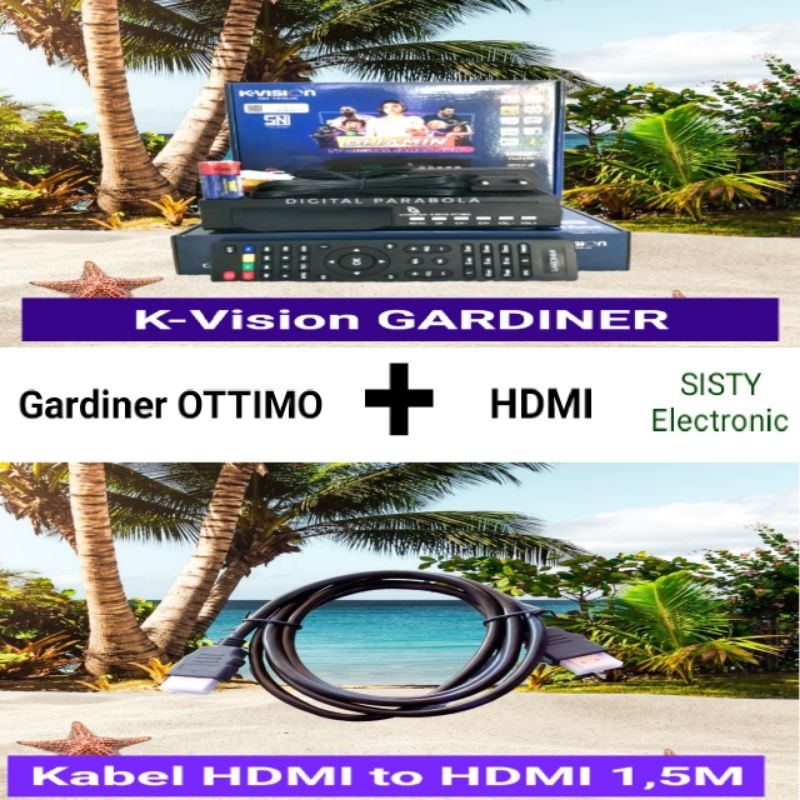 K_VISION_GARDINER_G-88HD_OTTIMO + HDMI