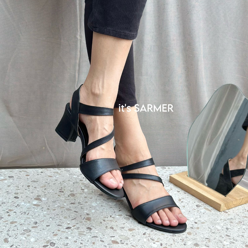 SARMER - PAULINE HEELS BLACK EDITION