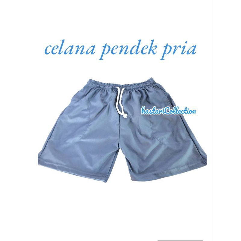 CELANA PENDEK HARIAN PRIA / COLOR SANTAI