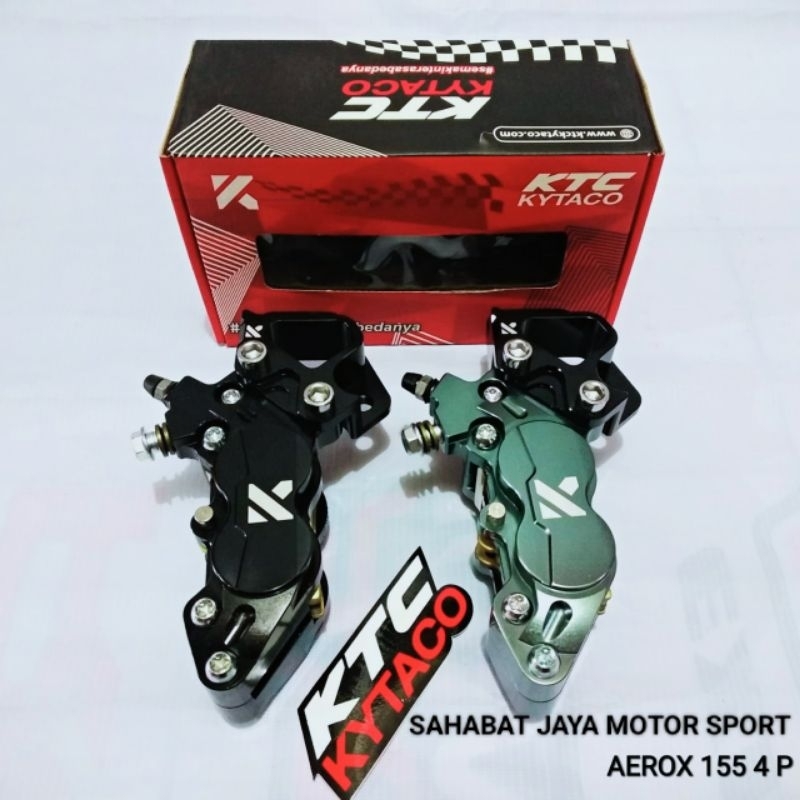 Kaliper Depan KTC KYTA 4 PISTON Aerox 155 Aerox 125
