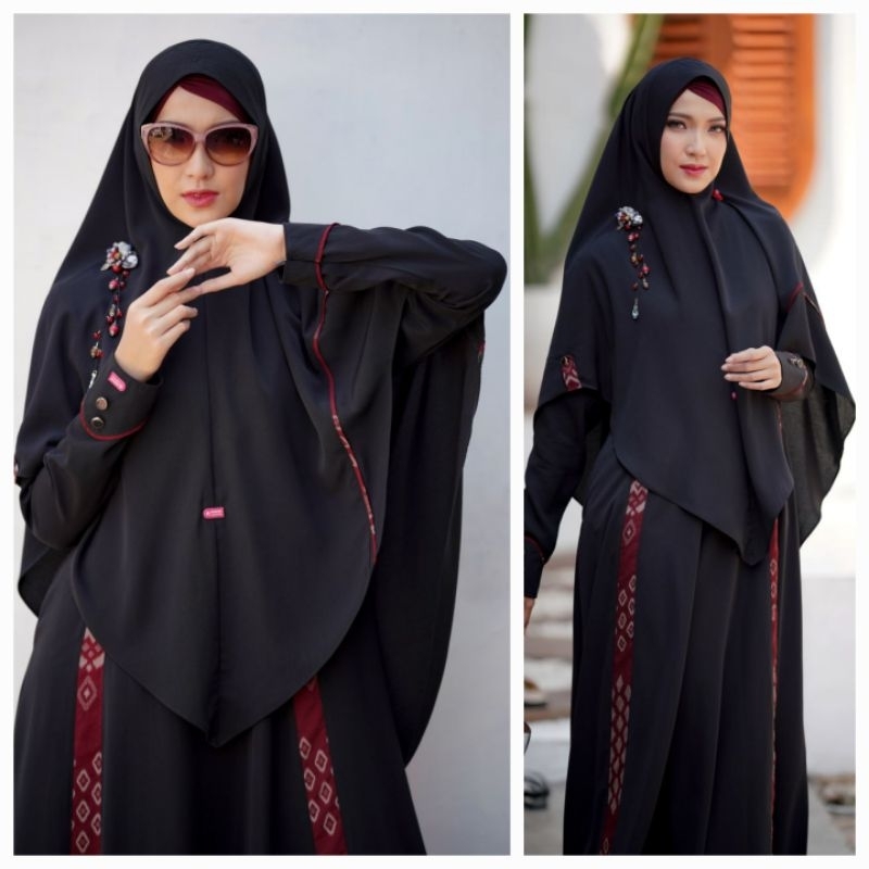 AULIA FASHION Gamis Jemima Black Series Terbaru Limited Edition