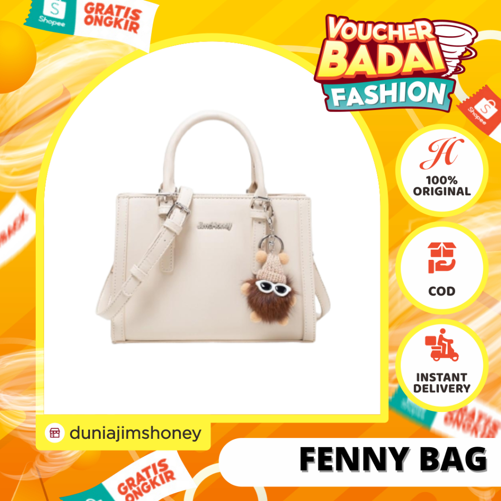 Jims Honey Fenny Bag Tas Tangan Selempang Wanita Handbag Slingbag Import Berkualitas Fashionable Murah