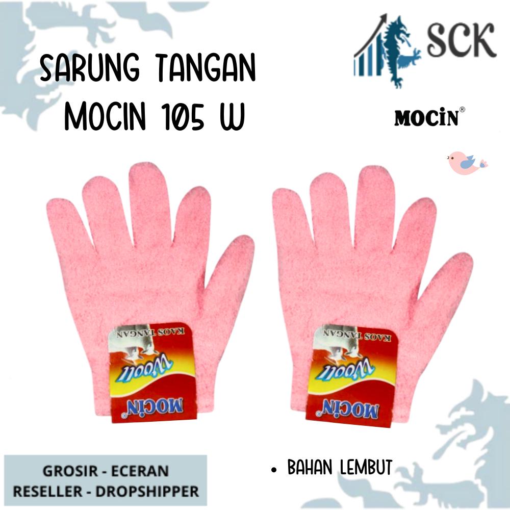 Sarung Tangan MOCIN 105 Polos WARNA / Sarung Tangan Perempuan Dewasa Wanita / Perlengkapan Otomotif - sckmenwear GROSIR