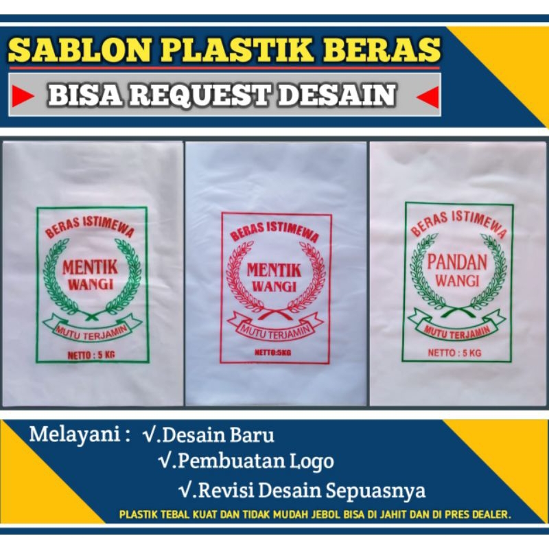 kantong plastik beras kemasan 5kg