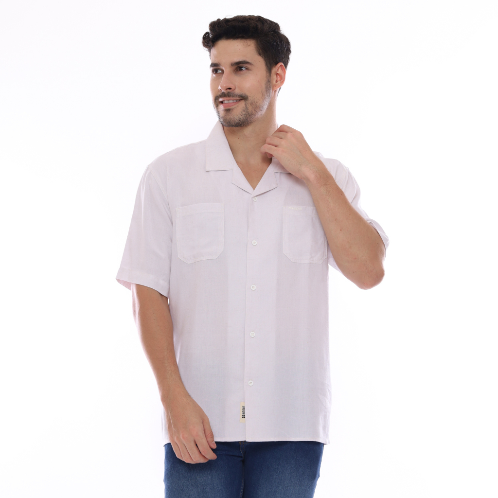 Insight Kemeja Lengan Pendek Pria Oneiros Beach Men Shirt Planet Surf