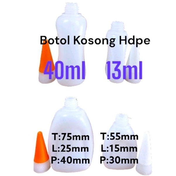 

Hdpe botol lem korea Tanpa isi