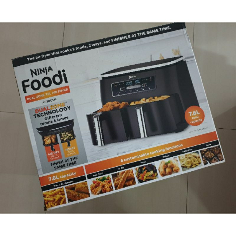Ninja Foodi Dual Zone Air Fryer Alat Menggoreng Phillips Mayer Singapore