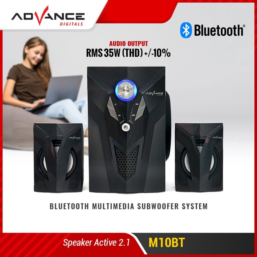 Advance Speaker Stereo M10 BT Speaker Bluetooth Xtra Bass Subwoofer