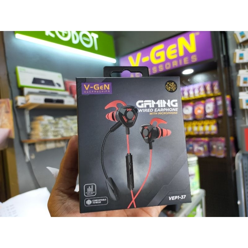 Headset Vgen VEP1-37
Gaming Wired Earphone With Microphone