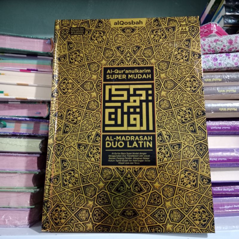 Al quran Al Madrasah Duo Latin A4,Alquran Tajwid Perkata Latin Al-Madrasah Duo Latin A4 Ukuran Besar
