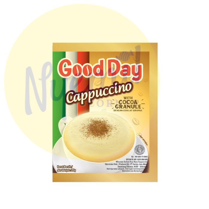 

Good Day Cappucino Kopi 25gr x 10pcs