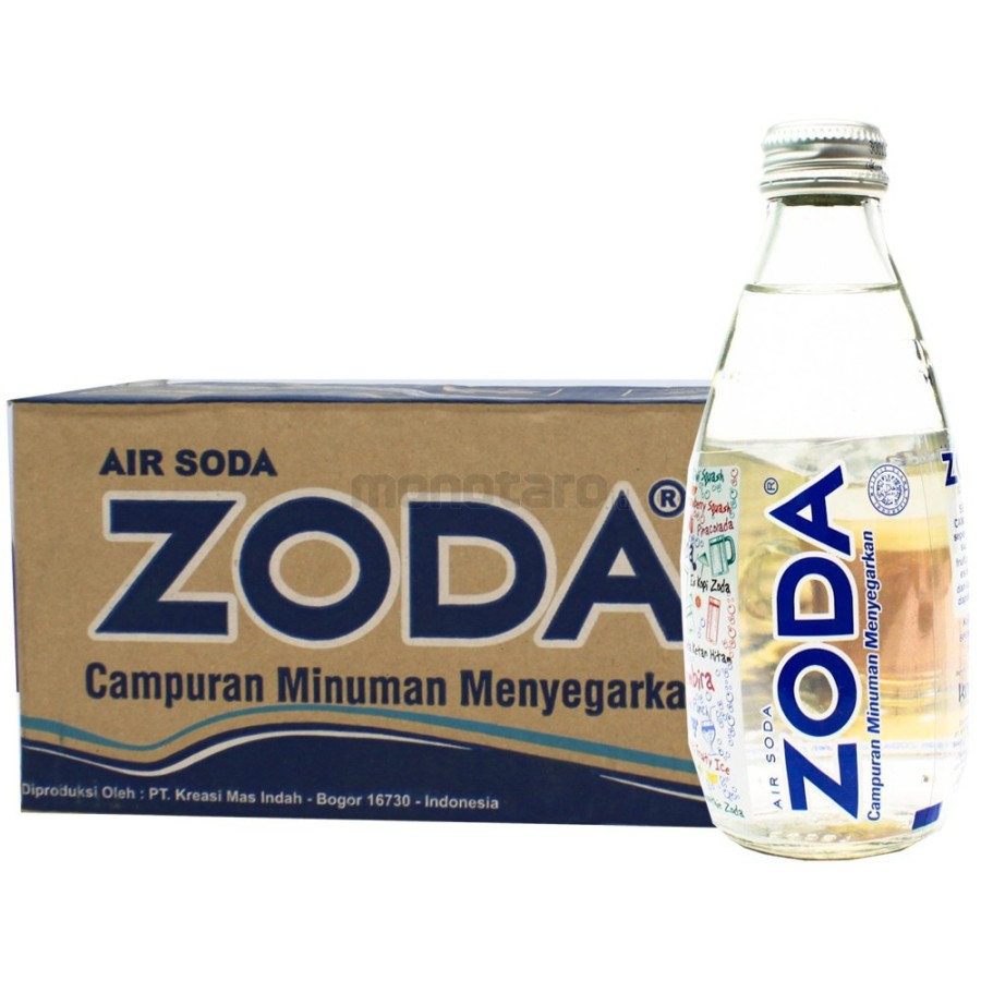 

Zoda Water Air Soda Tawar 1 dus isi 24 botol 250ml