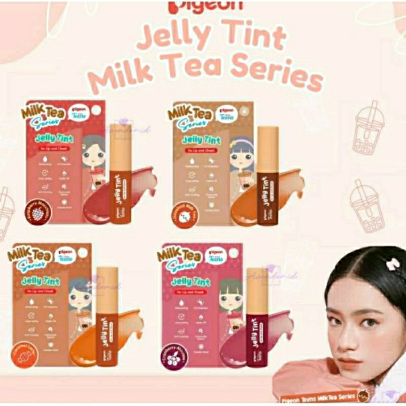 Pigeon Teens Jelly Tint For Lip And Cheek 2.2 Milk Tea Series