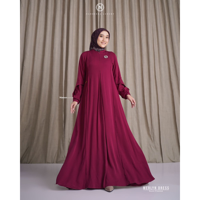 TERBARU✅MERLYN DRESS BY NADHEERA LUXURY