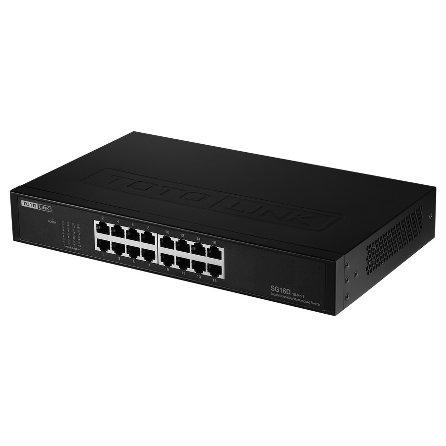 TOTOLINK SG16D-16-port Gigabit Unmanaged Desktop Switch