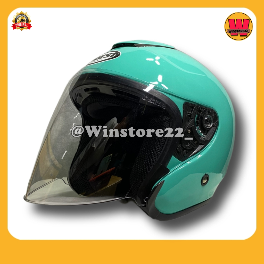 Helm Sepeda Motor Half Face Priest Kyoto Solid Whitte Black Pink Gorilla Glossy & Doff Paket Ganteng