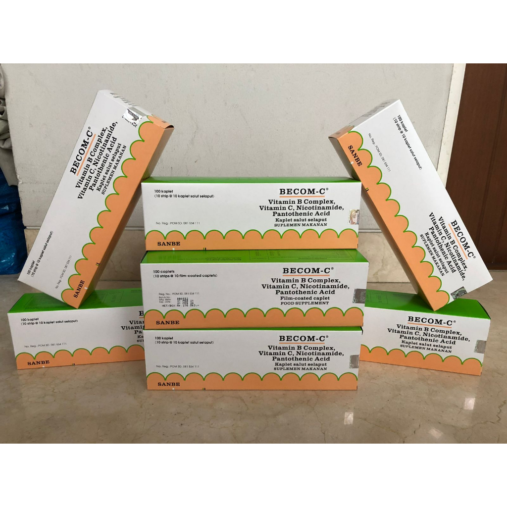 Becom-C vitamin B complex box 100 kaplet