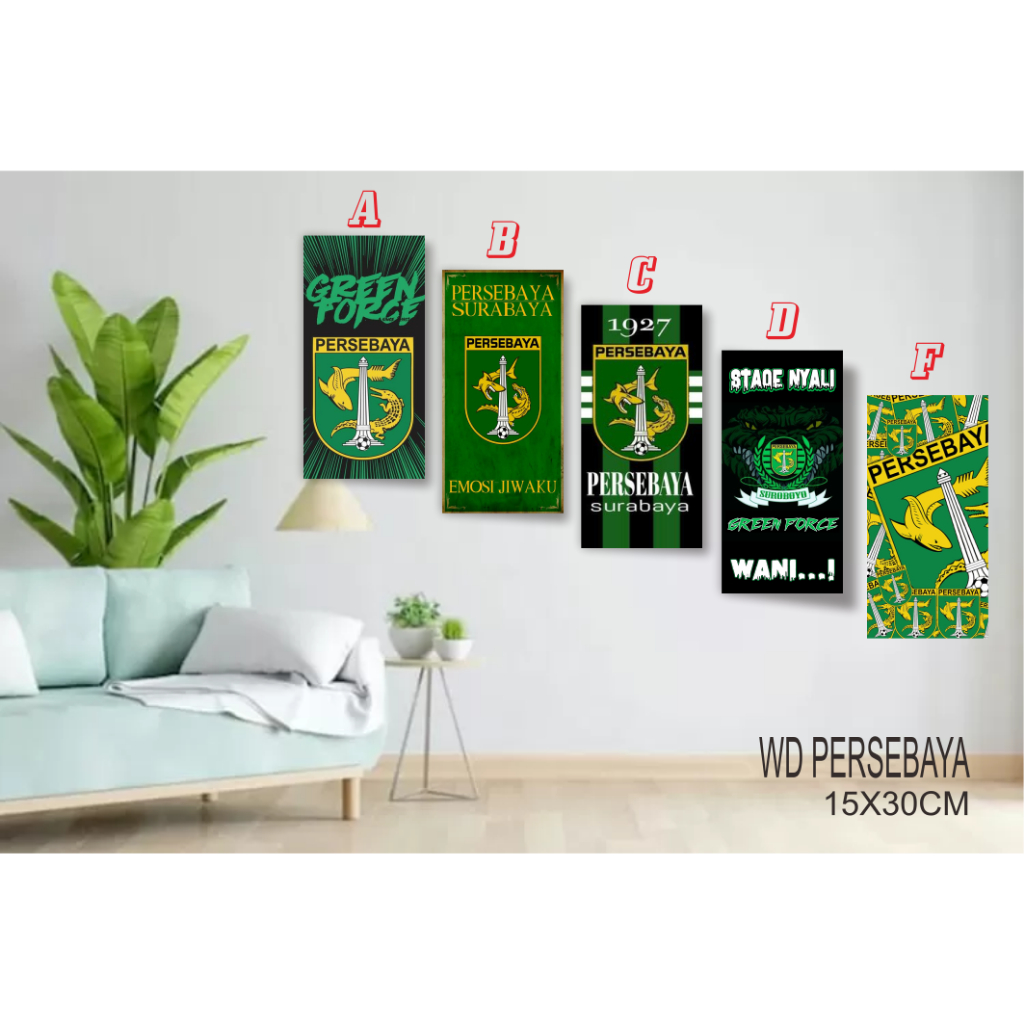 HIASAN DINDING PERSEBAYA ( 15X30 )