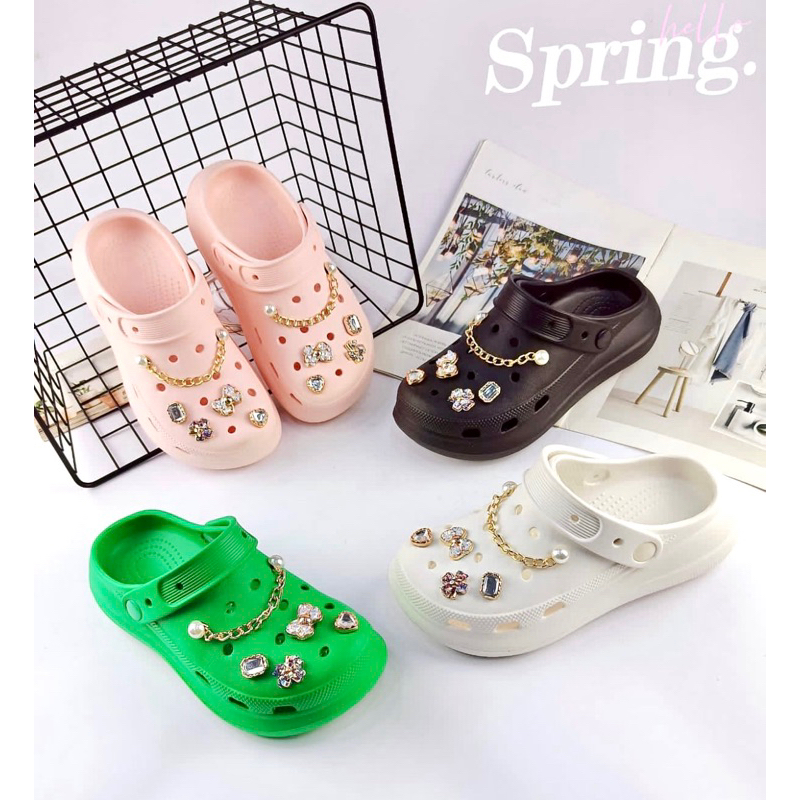 SANDAL WANITA KEKINIAN IMPORT CUTE JELLY SI05 SENDAL RUMAH PREMIUM