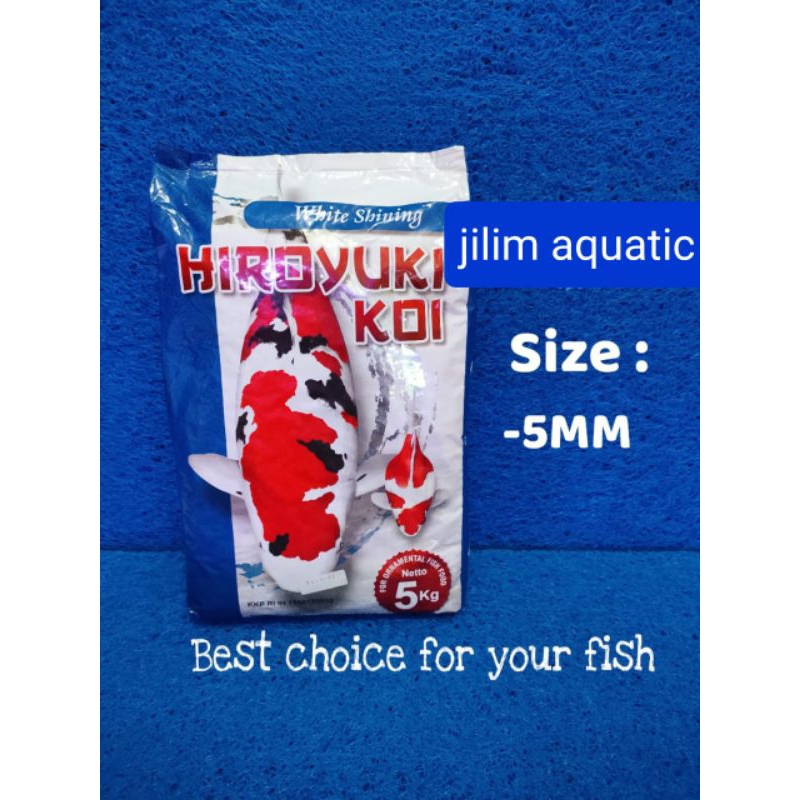 Pakan ikan koi hiroyuki koi white shining 5kg
