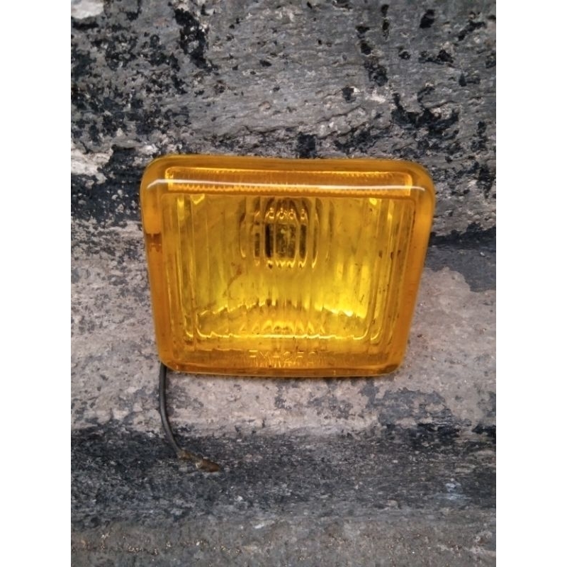 foglamp motor lampu variasi kotak kuning