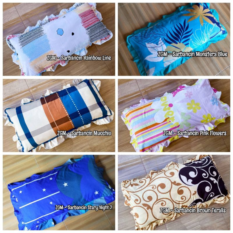 Sarung Bantal cinta /Sarbancin Motif Karakte / sarung bantal cinta 90x45 / sarung bantal cinta jumbo
