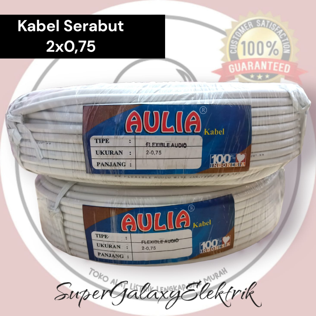 Kabel kokata 2x1,5 engkel/kabel kokata/Sugoi 2x0,75 serabut/kabel engkel 3x2,5 eterna/(METERAN!!)