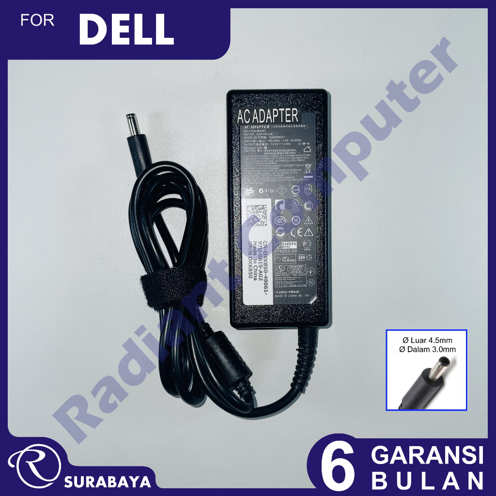 Adaptor Charger Dell Inspiron 15 7566 7567 7720 7759