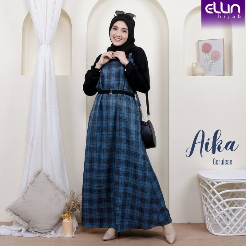 Overall Over All Aika Set Blush Ellin Hijab