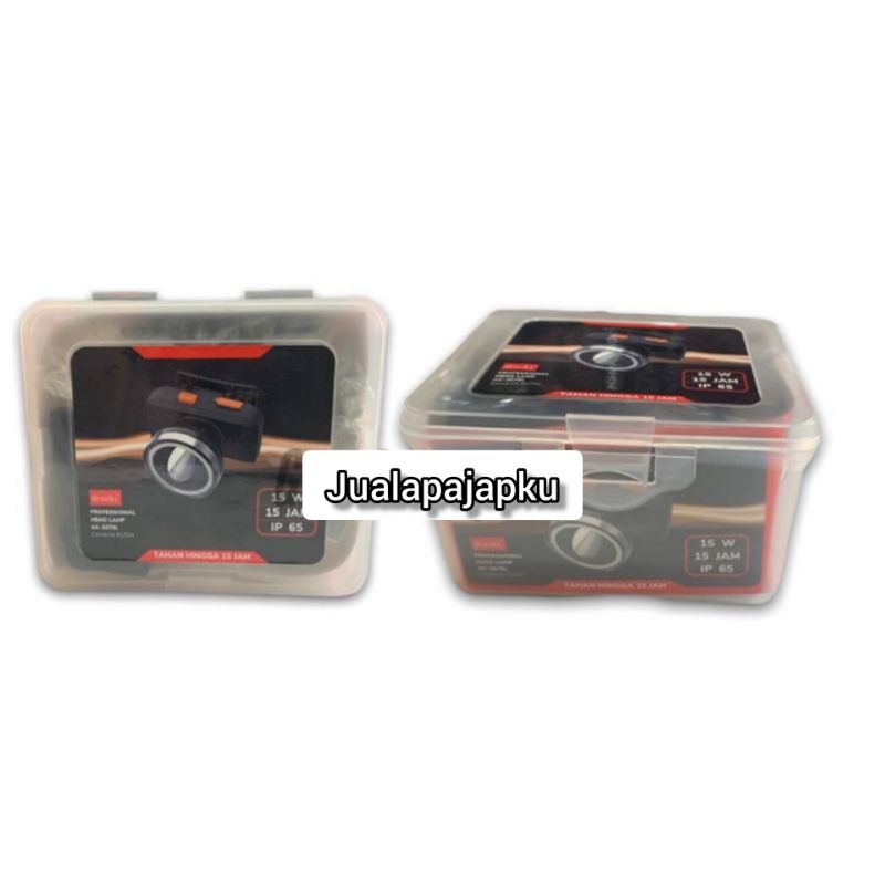 Senter Kepala / Headlamp 15 Watt Luby/Aoki All Type