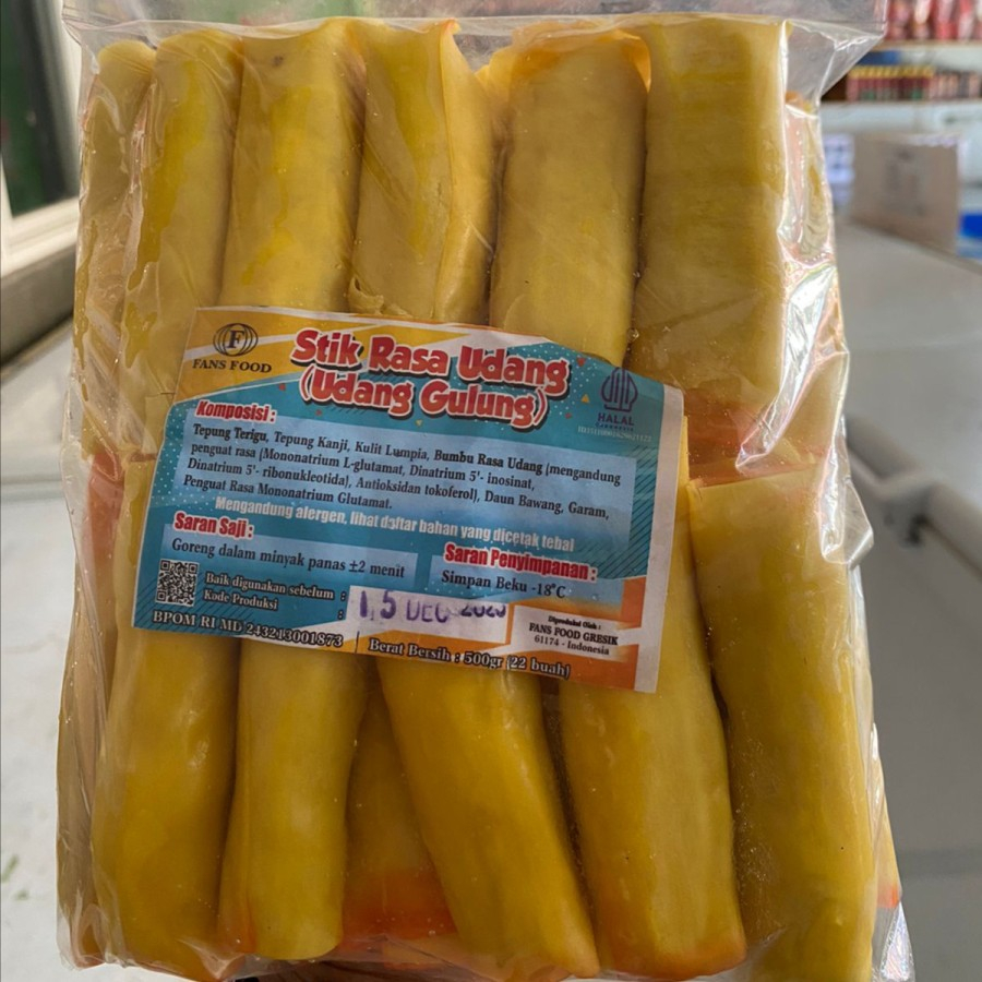 FANS Food Stik Rasa Udang/Udang Gulung 500 Gram