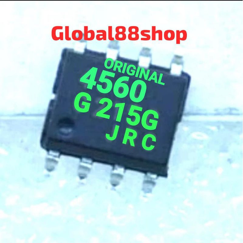JRC4560 SMD / IC DUAL OP AMP LOW NOISE JRC4560D / JRC 4560 SOP8
