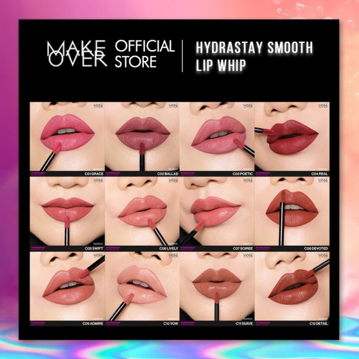 Make Over Hydrastay Smooth Lip Whip 6.5g | Lipcream