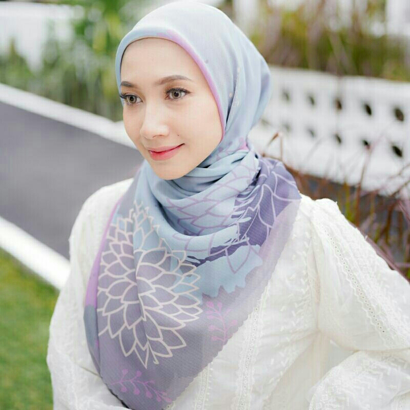 Hijab Potton 120 cm PREMIUM lasercut/ Jilbab lasercut motif Khaliqa Series