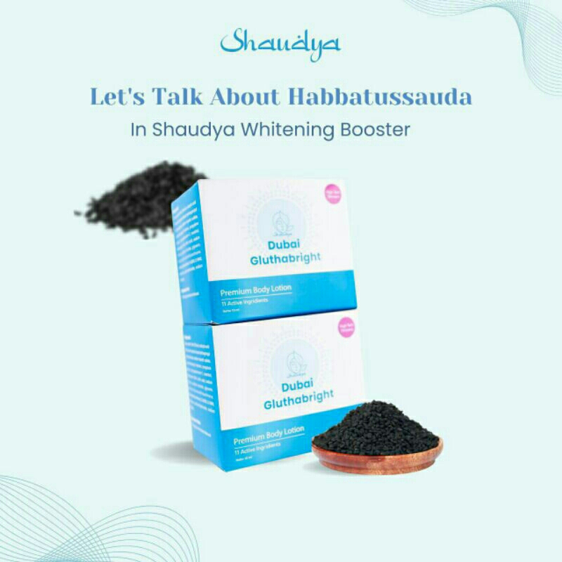 BODY LOTION SHAUDYA/DUBAI GLUTHABRIGHT(sachet)