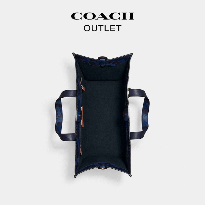 Coach Original 5308 Olay Men's Camouflage Print FIELD 40 Tote Bag Crossbody Bag Shoulder Bag Handbag  ttb