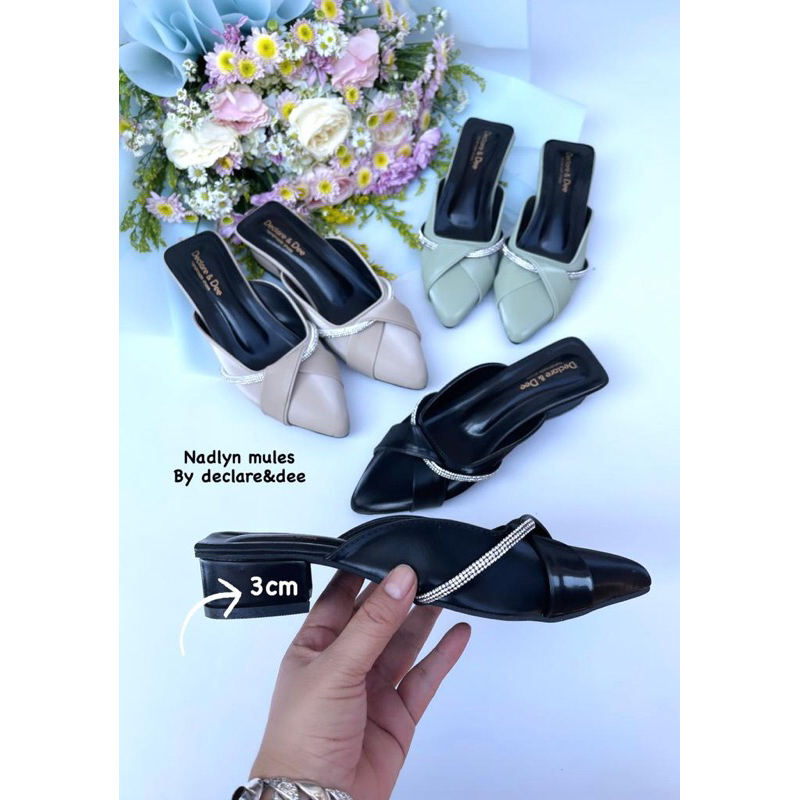 DECLARE&amp;DEE NADLYN MULES HIGH 3 CM