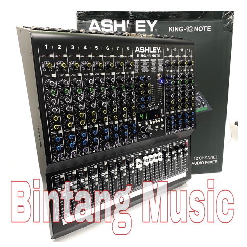 mixer ashley King 12 note usb original mixer ashley king12 note ashley king 12note bisa cod