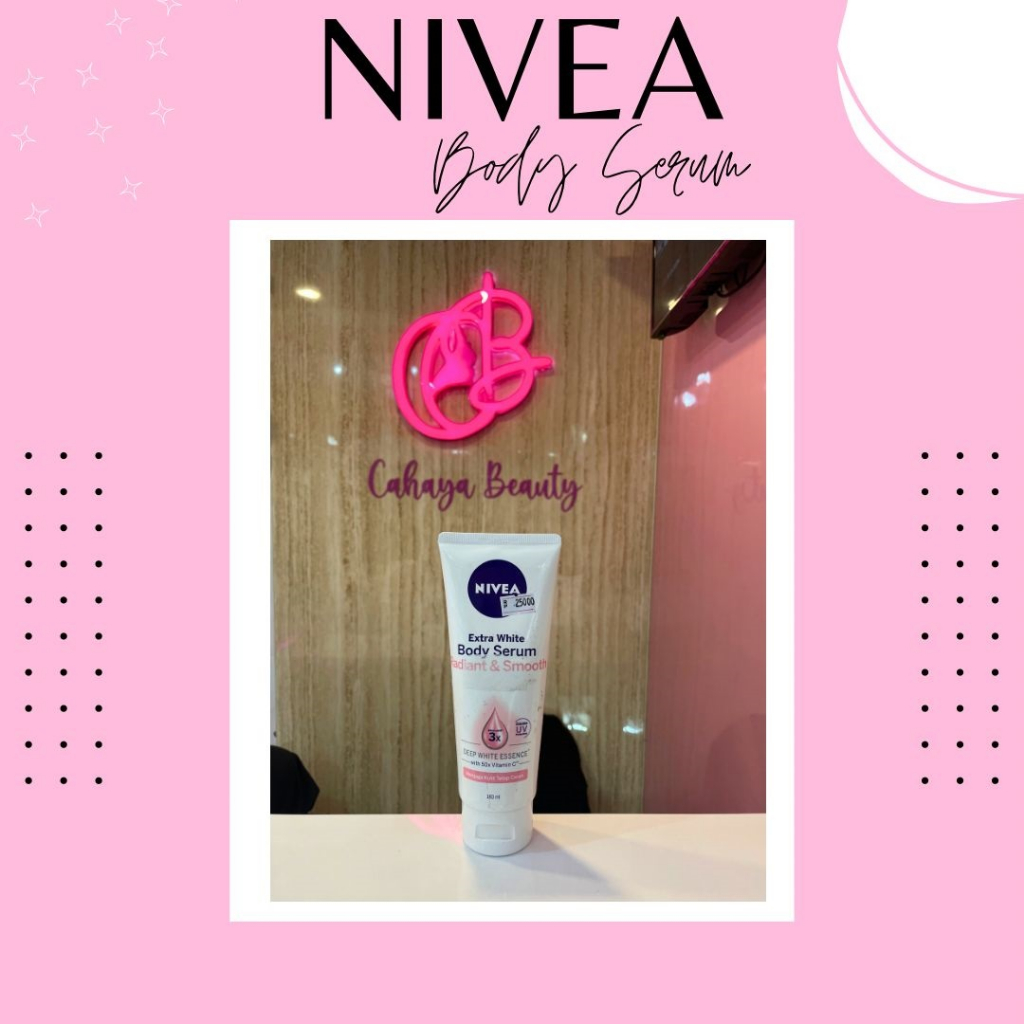 NIVEA Body Serum Extra White Radiant & Smooth 180ML / Body serum Nivea Original