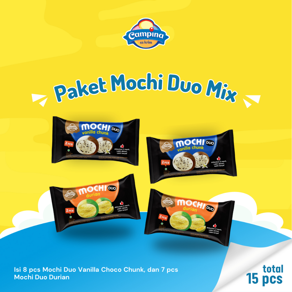 PAKET ICE CREAM MOCHI DUO MIX - ES KRIM
