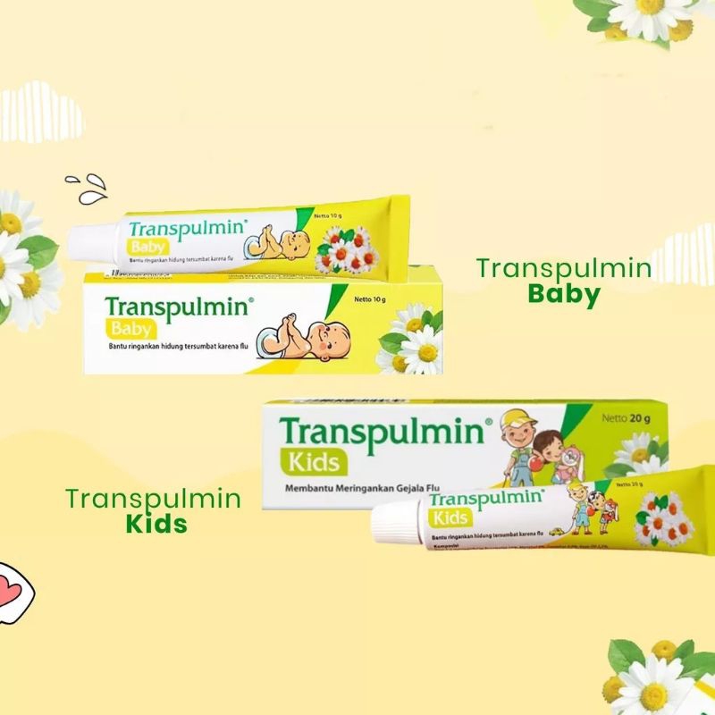 TRANSPULMIN BABY/TRANSPULMIN KIDS balsem bayi anak 20gr/10gr