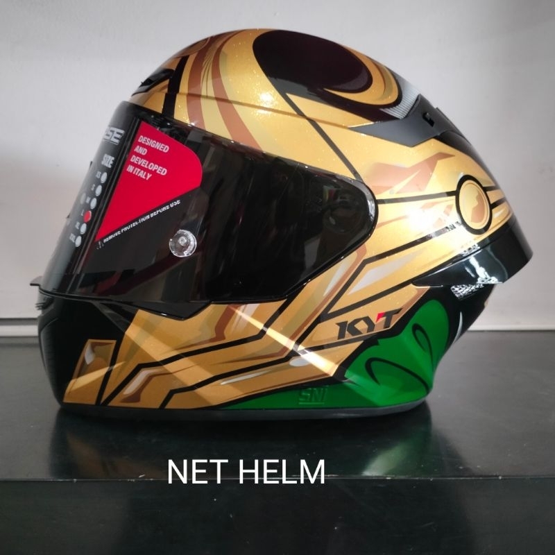HELM KYT TT COURSE LOKI MARVEL ORIGINAL KYT TT COURSE 999 LIMITE